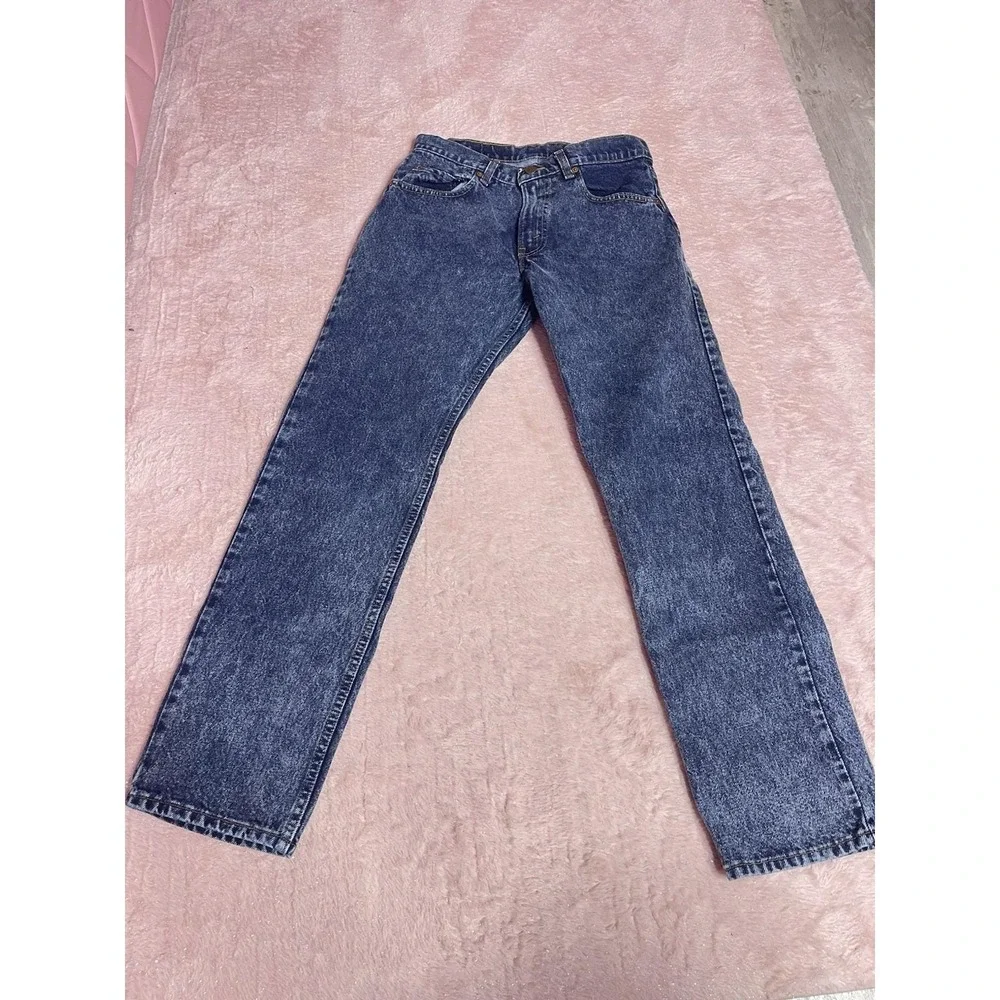 Vintage Levis Jeans Mens Blue Acid Wash‎ 506 Denim Made USA 32x32 bag 11